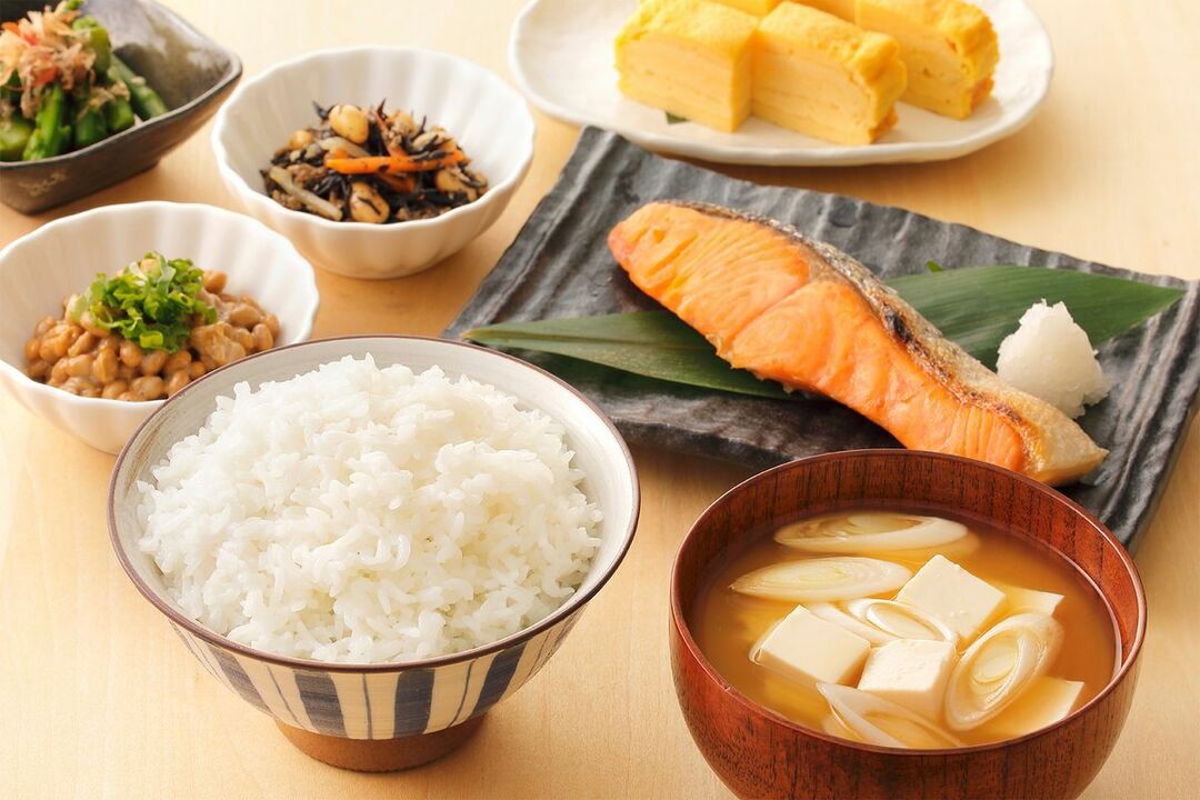 Alimentos de dieta xaponesa