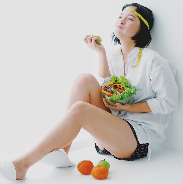 adelgazamento prato de ensalada de verduras frescas dieta xaponesa